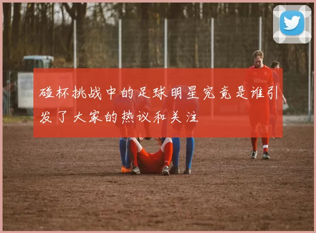碰杯挑战中的足球明星究竟是谁引发了大家的热议和关注